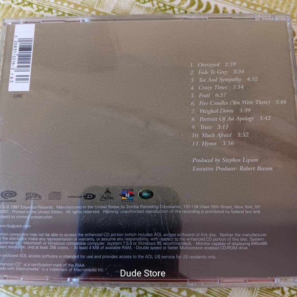 JARS OF CLAY - Much Afraid - 11 Songs - 1997 CD Release - Picture 3 of 3